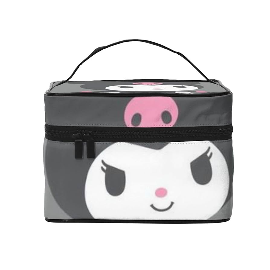 【新品】しまむら クロミちゃん ゼブラ柄 収納ケース　化粧ポーチ仕切り付き専用 即完売！クロミ メイクボックス ゼブラ柄 しまむら - メルカリ